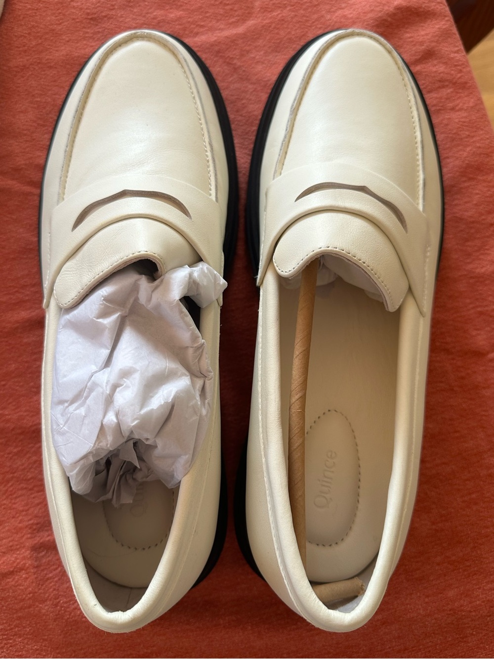 Quince Bone Lug Soled Leather
Loafers size 10 blokecore preppy NIB